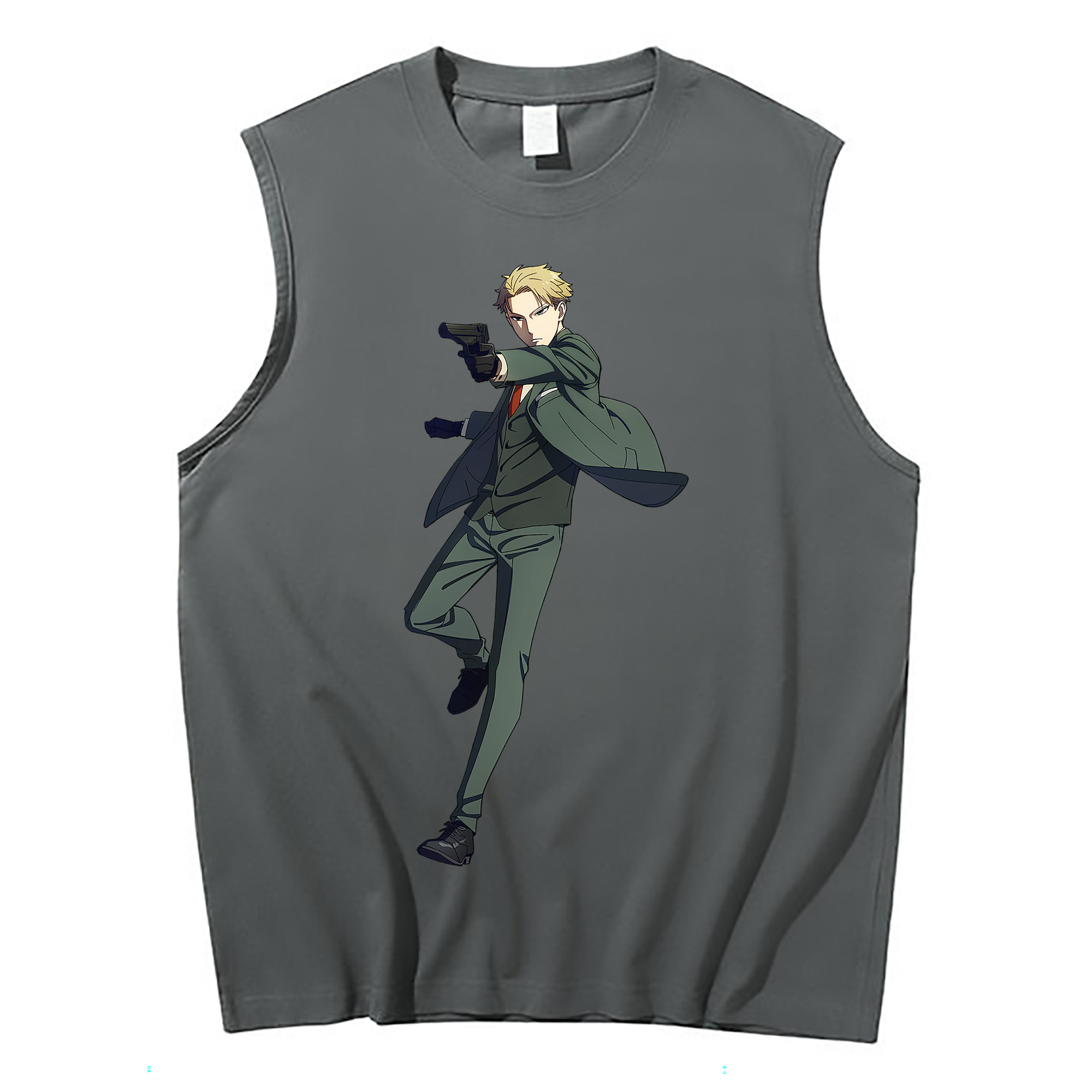 （画像用） SPY×FAMILY间谍家家酒 コットン100％タンクトップ（フロントプリント）